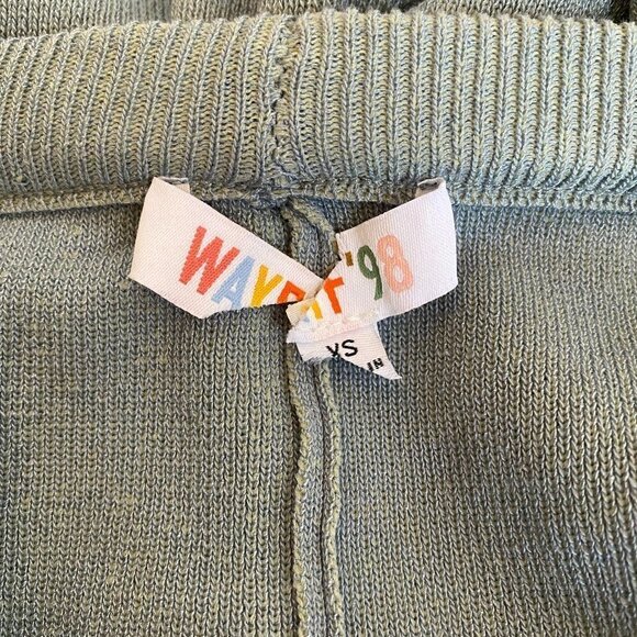 WAYF Bnwot Womens Blue Knit "Luke" Biker Shorts - Picture 8 of 9